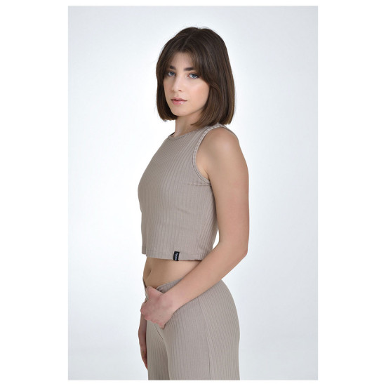 Target Γυναικεία αμάνικη μπλούζα Sleeveless Crop Top "Rib Viscose" Target Γυναικεία αμάνικη μπλούζα Sleeveless Crop Top "Rib Viscose"